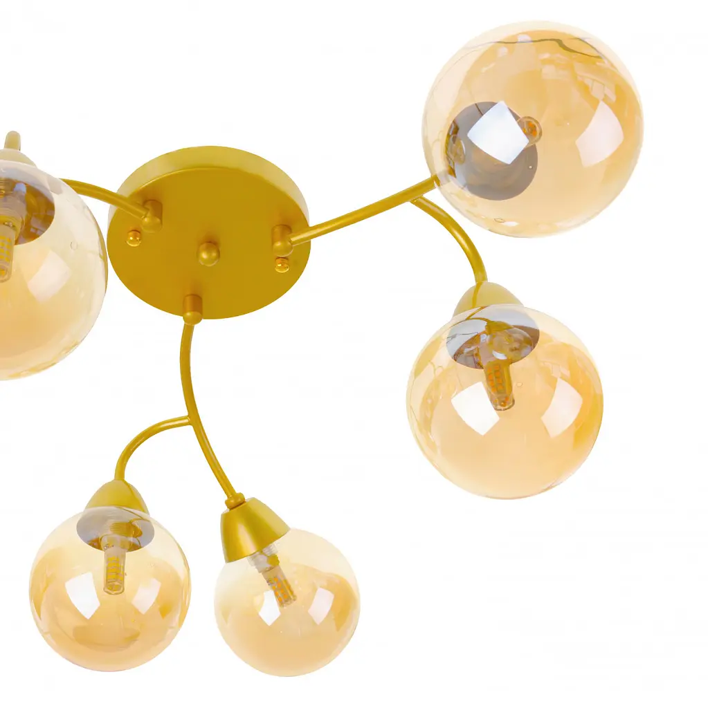 Люстра Brille потолочная молекула G9 40W G (BR-01 627C/6) - фото 5