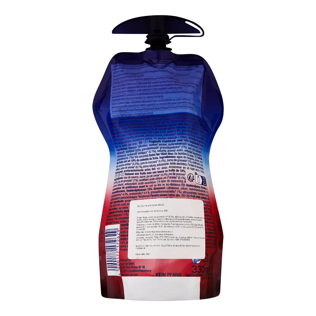 Напій соковий Capri-Sun Вишня-Гранат 330 мл - фото 2
