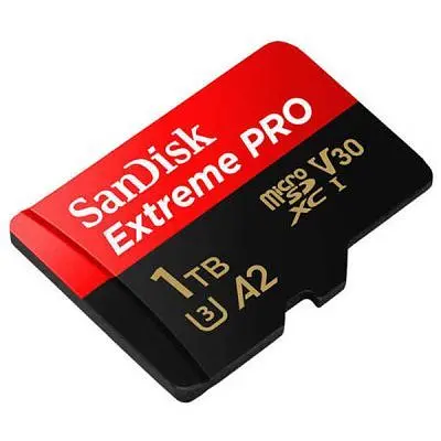 Карта пам'яті SanDisk 1 TB microSDXC UHS-I U3 Extreme Pro+SD Adapter (SDSQXCD-1T00-GN6MA) - фото 3