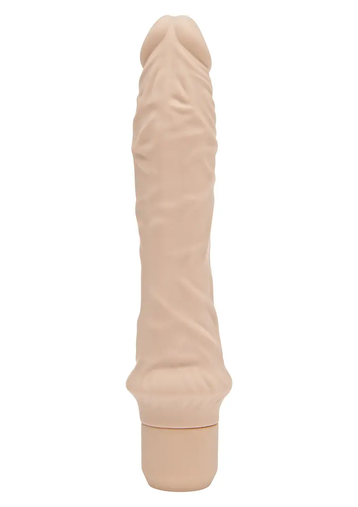 Вібратор Get Real Classic large Vibrator Великий реалістичний, 19х4.5 см тілесний - фото 2