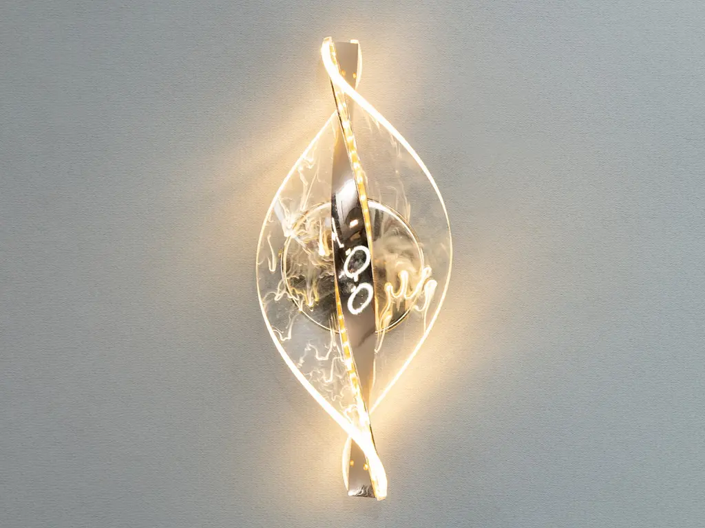 Светильник настенный LED Diasha F3851-4 6W 330 лм 220V золото - фото 2
