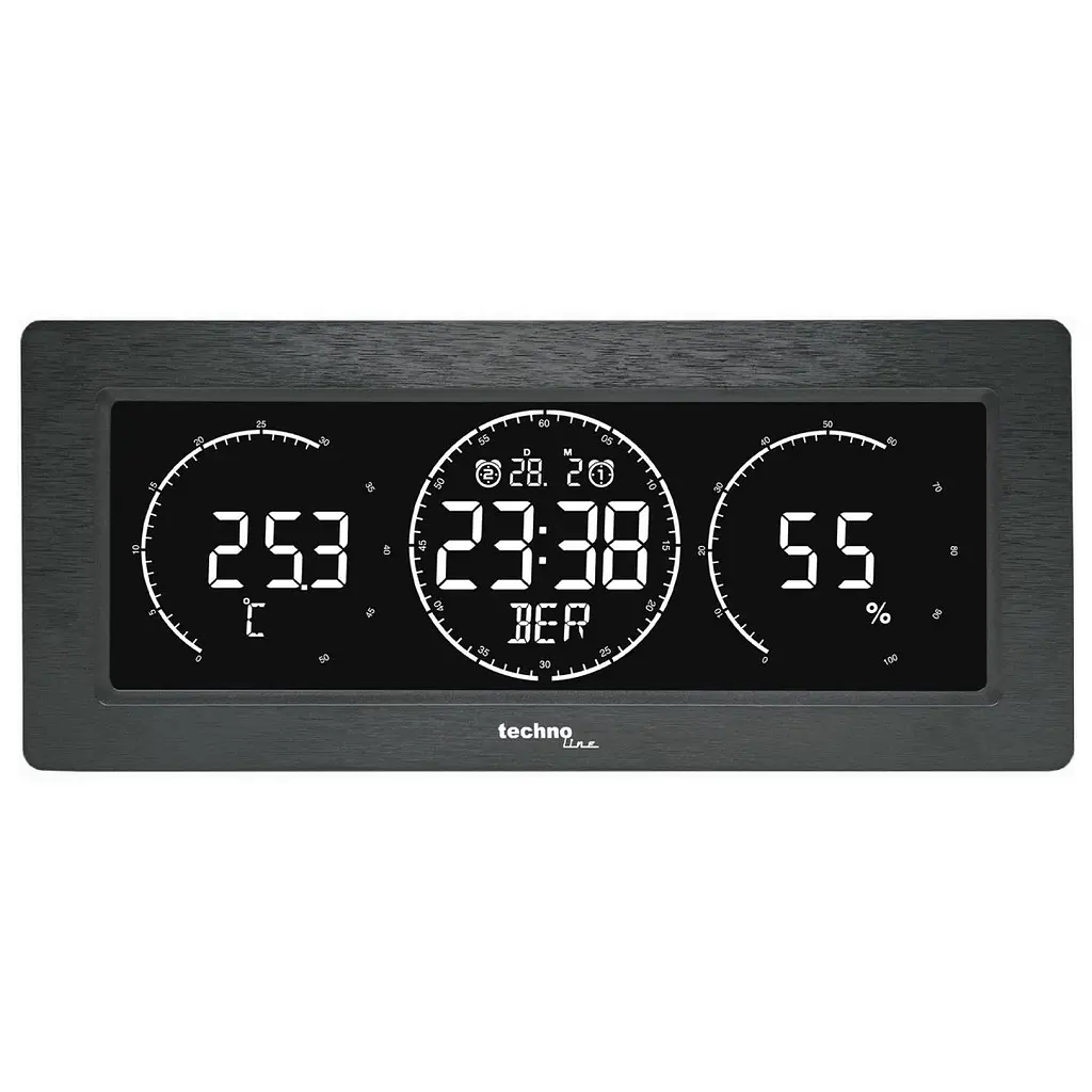 Годинник настільний Technoline WT458 Black (WT458) - фото 5