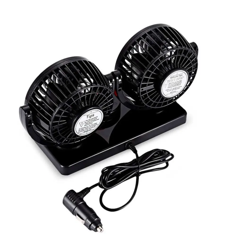 Вентилятор автомобільний 5 дюймів 12V з регулятором швидкості - фото 3