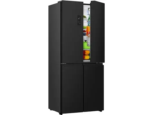 Холодильник Gorenje SBS, 190х65х80см, 4 двері, 286(149)л, А+, NoFrost+, Інвертор, Зона св-ті, Диспл, Чорний - фото 3