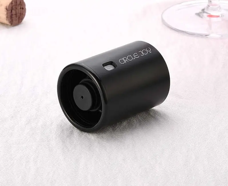 Вакуумна пробка для вина Xiaomi Circle Joy Wine Mini Stopper (CJ-JS04) Black [45317] - фото 3