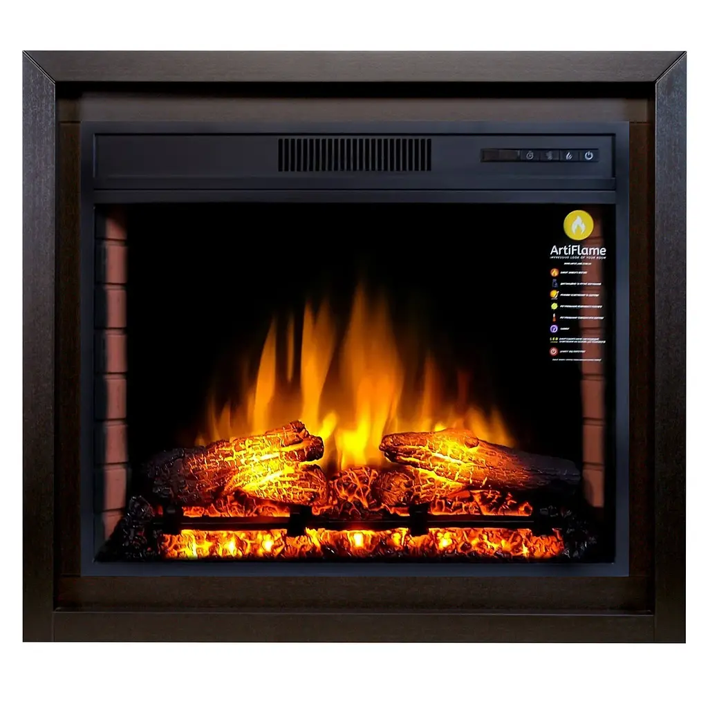 Камінокомплект ArtiFlame BRONX AF28S ВЕНГЕ (зі звуком) - фото 2
