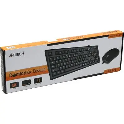 Комплект A4Tech KR-8572 USB black - фото 4