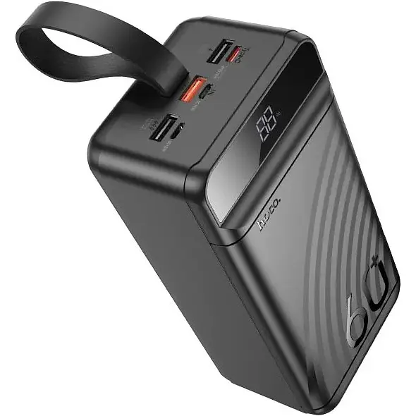 Зовнішній акумулятор Hoco J123C Element 60000mAh 22.5W Black (612098) [118245] - фото 3