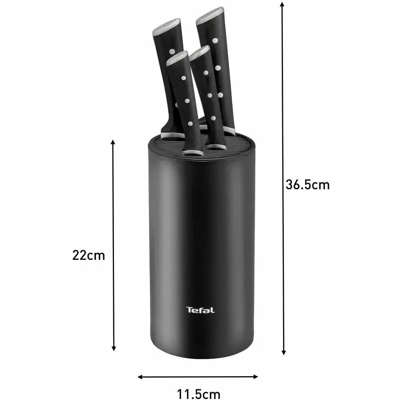 Набор ножей Tefal Ice Force 4 шт. черный (K2325S75) - фото 4