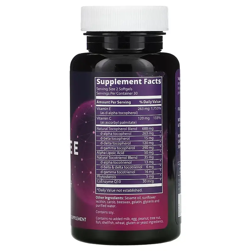 Вітамін Е Complete E 60 Softgels MRM Nutrition vit0006330 - фото 2