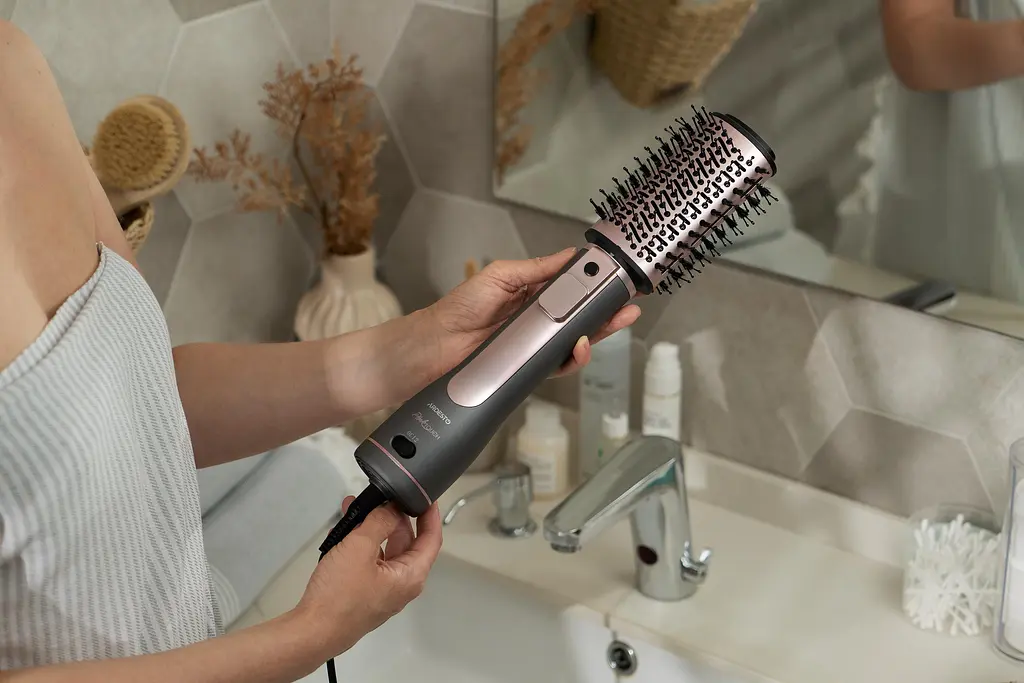 Фен-щетка Brush Pink Touch, 1200Вт, 2 скорости, 2 темп. режимы, LED-дисплей, функция иониза ARDESTO teh0017574 - фото 8