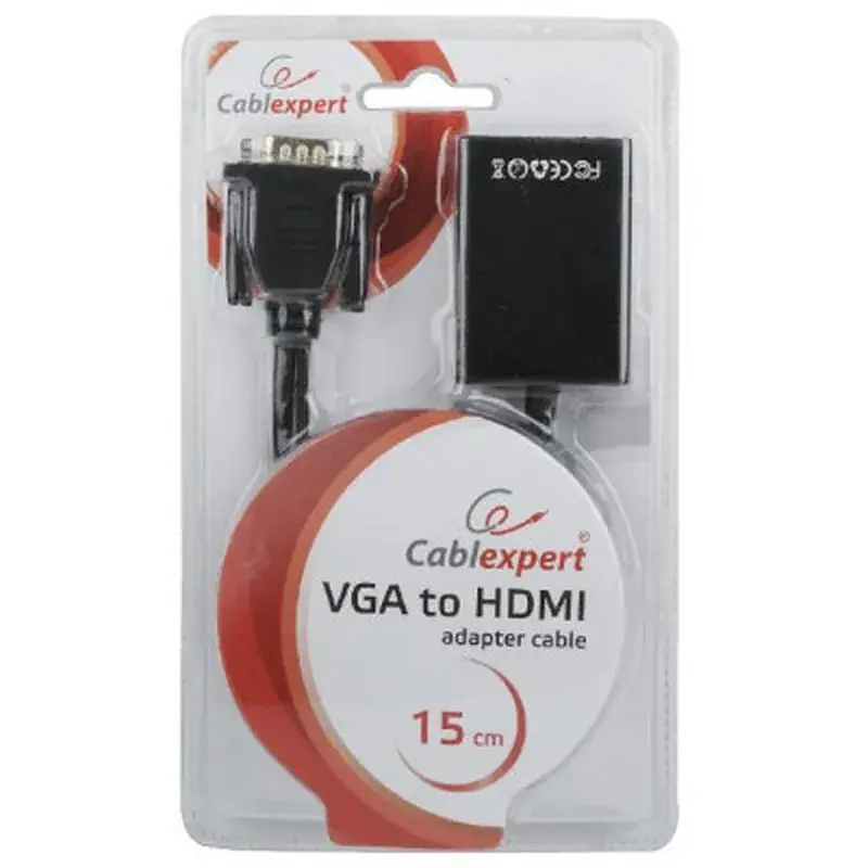 Перехідник VGA to HDMI Cablexpert (A-VGA-HDMI-01) - фото 4