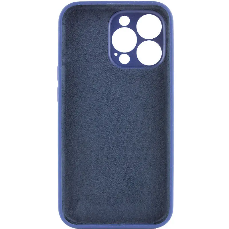 Чохол Silk Full Camera Protective (AA) NO LOGO для Apple iPhone 15 Pro Max (6.7") Синій / Deep navy - фото 2