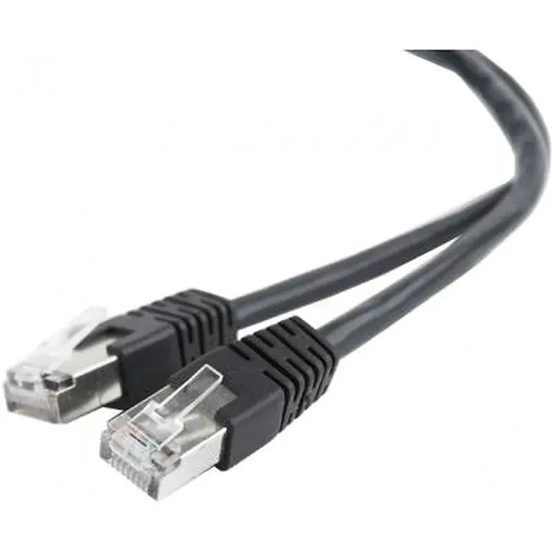 Патч-корд 2м FTP cat 5е CCA Cablexpert (PP22-2M/BK)
