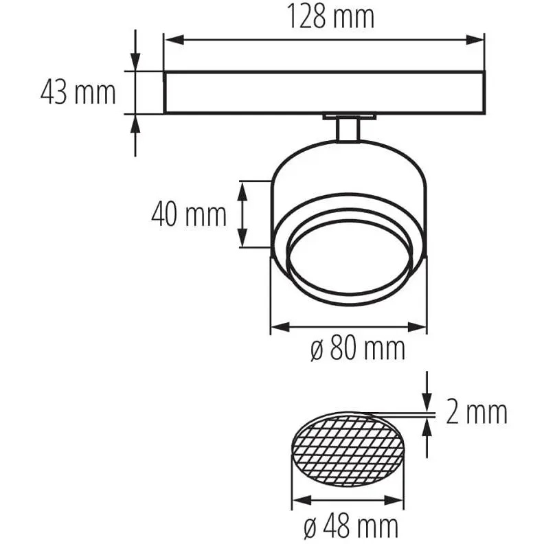 Прожектор для шинопровода Kanlux BTL 18W-940-B-Kanlux - фото 4