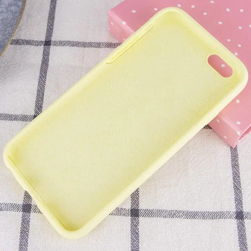 Чохол Silk Full Protective (AA) NO LOGO для Apple iPhone SE (2020) / 7 / 8 (4.7") Жовтий / Mellow Yellow - фото 3