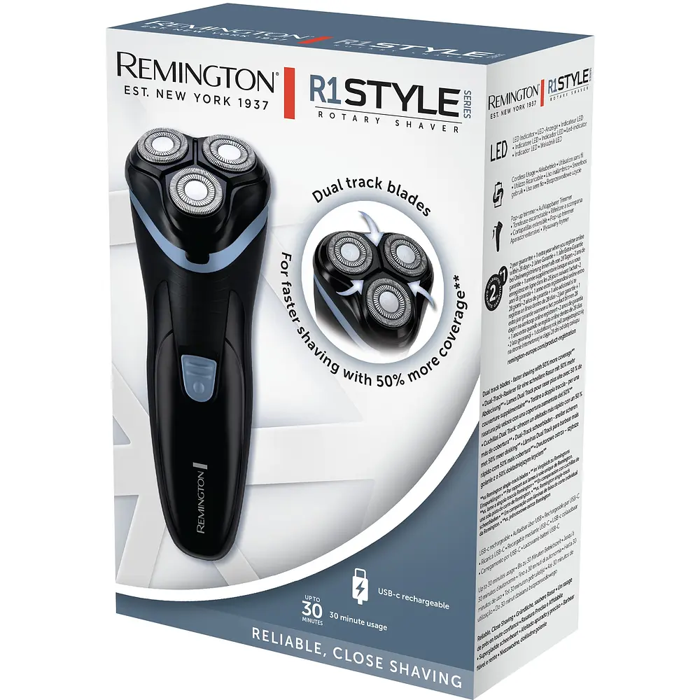 Електробритва Remington R1000 R1 Style Series Rotary Shaver (41238560100) - фото 9