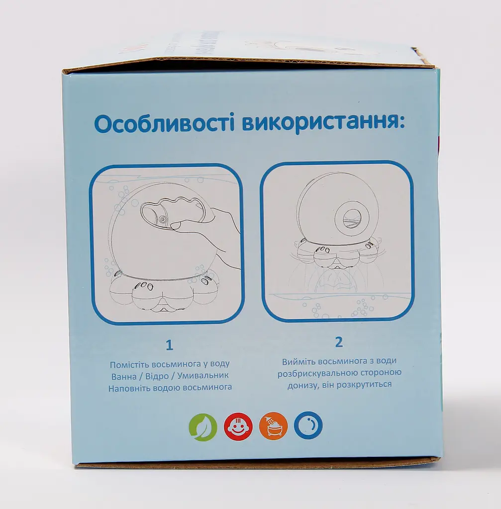 Іграшка розвиваюча Lindo для купання, блакитний (P 272) - фото 4