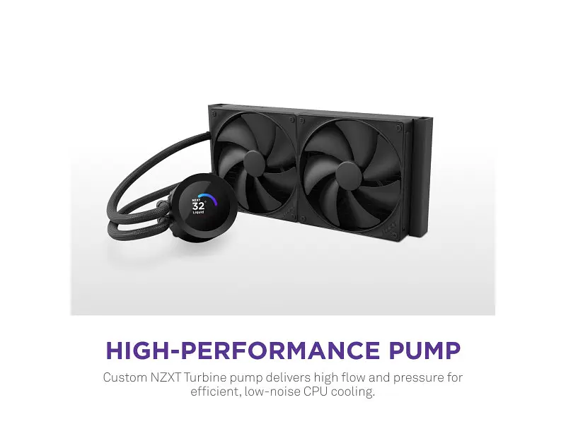 Водяне охолодження NZXT Kraken Plus 240 Black (RL-KN240-B2) - фото 2
