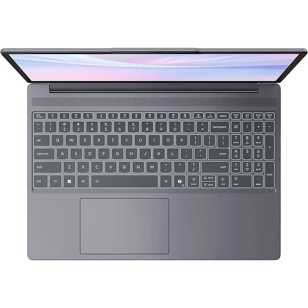 Ноутбук Lenovo IdeaPad Slim 3 (15.3 WUXGA IPS 60 Hz, Ryzen 7 8840HS, 16 GB, 512 SSD, UMA, DOS) Luna Grey (83KA006FRM) - фото 4