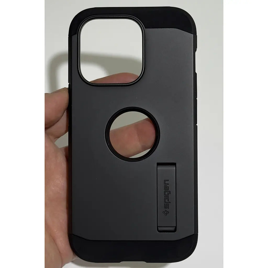 Оригінальний протиударний чохол Spigen Tough Armor MagSafe для Iphone 14 Pro (6.1") Black ACS04985 - фото 2