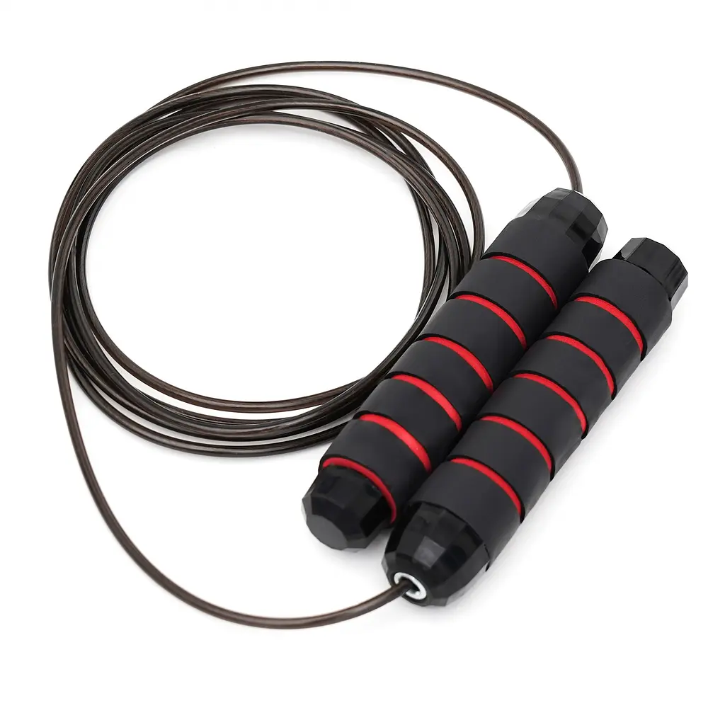 Скакалка швидкісна для кросфіту Cornix Speed Rope Classic XR-0150 Black/Red - фото 2