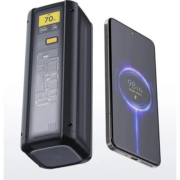 Зовнішній акумулятор Xiaomi HyperCharge 25000mAh 212W Black (BHR9970GL) [147897] - фото 3