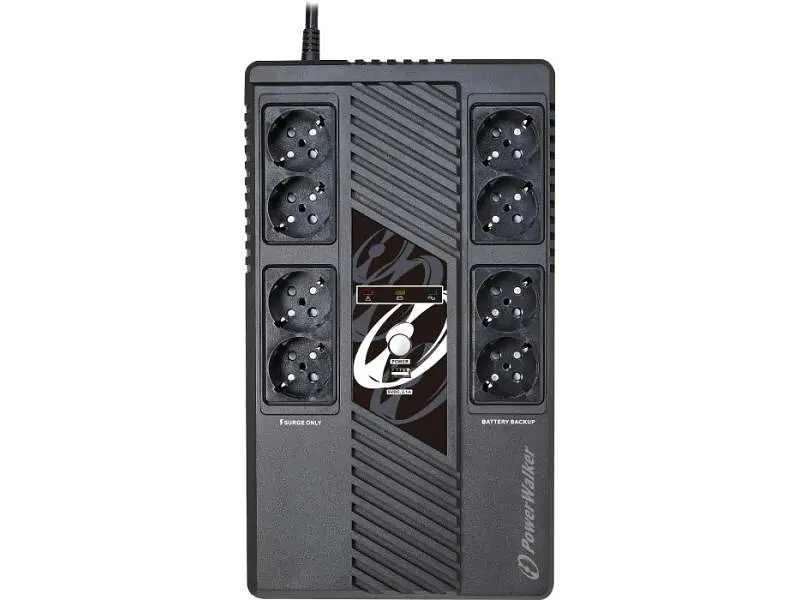 Лінійно-інтерактивний ДБЖ PowerWalker VI 1000 MS (10121162) - фото 2
