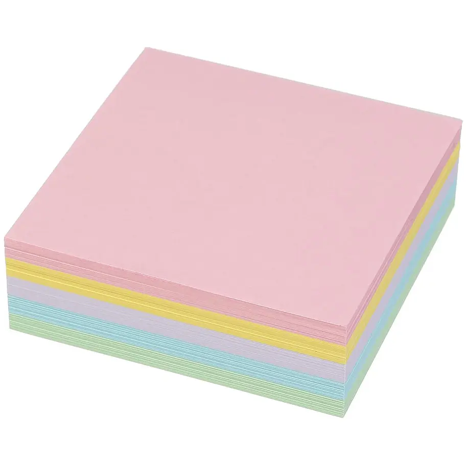Блок паперу для нотаток Buromax Люкс Декор Pastel склеєний 90х90х30 мм (BM.2282) - фото 2