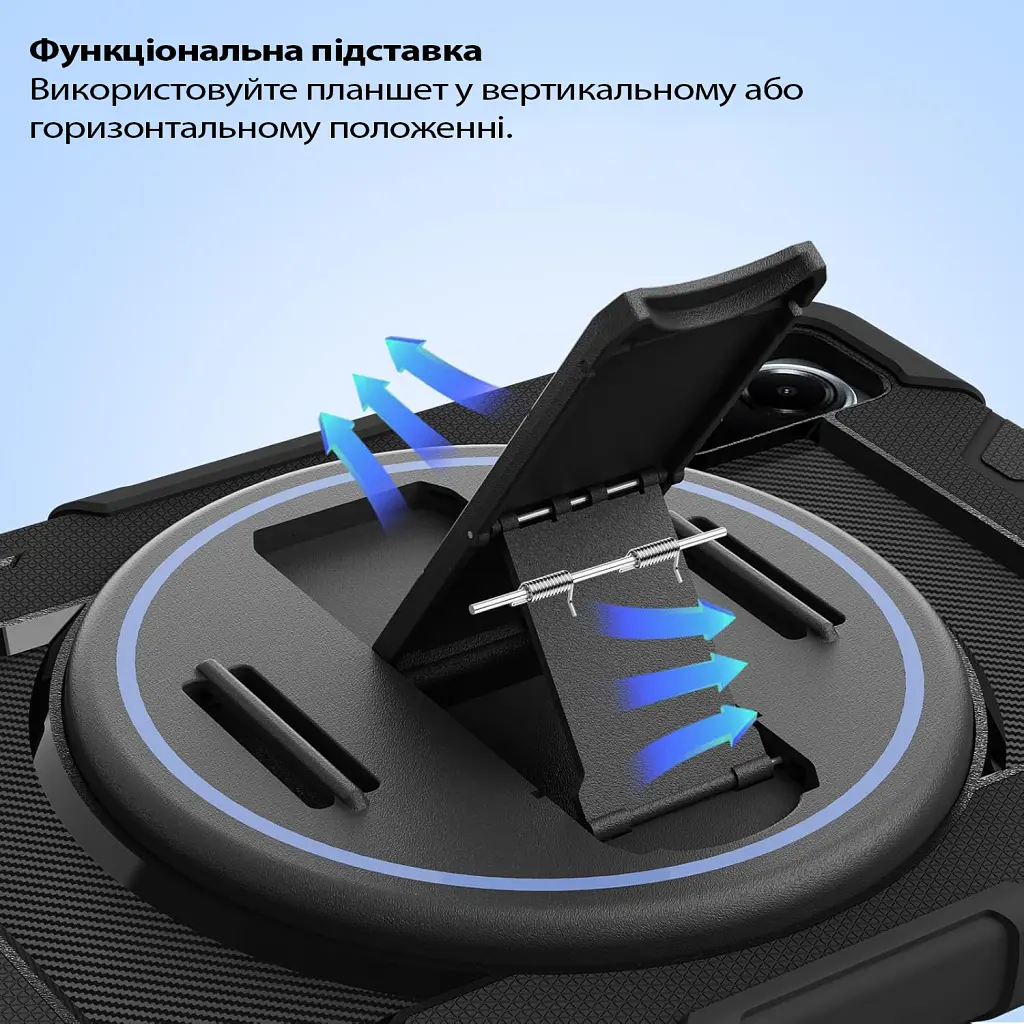 Чохол до планшета BeCover Horizontal handle Xiaomi Redmi Pad 2 11.0" Black (714566) - фото 3