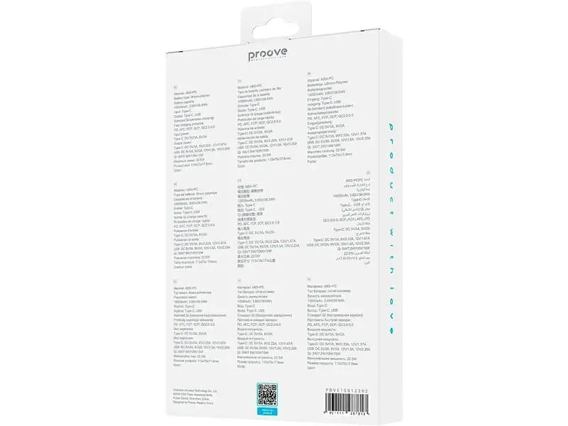 Зовнішній акумулятор (Power Bank) Proove Vibe Energy Plus 10000mAh Silver (PBVE15012206) - фото 4