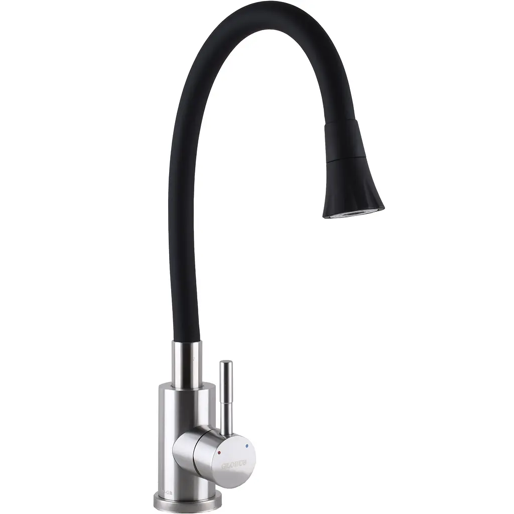Смеситель для кухни Globus Lux Alpen SBT1-203SA-B01 нержавеющая сталь (25225) - фото 3