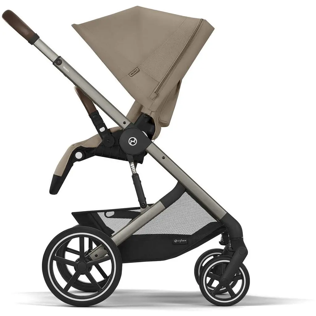 Коляска Cybex Balios S Lux TPE Almond Beige з бампером (524001211) - фото 6