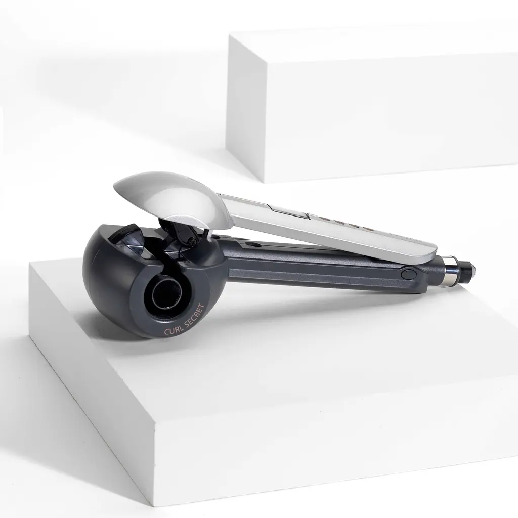 Щипцы для завивки автоматические BaByliss C1600E серый - фото 5