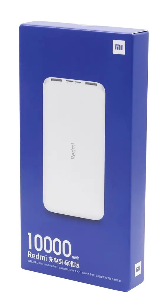 Портативна батарея XiaomiRedmi Powerbank 10000mAh (PB100LZM) (VXN4266CN) White - фото 8
