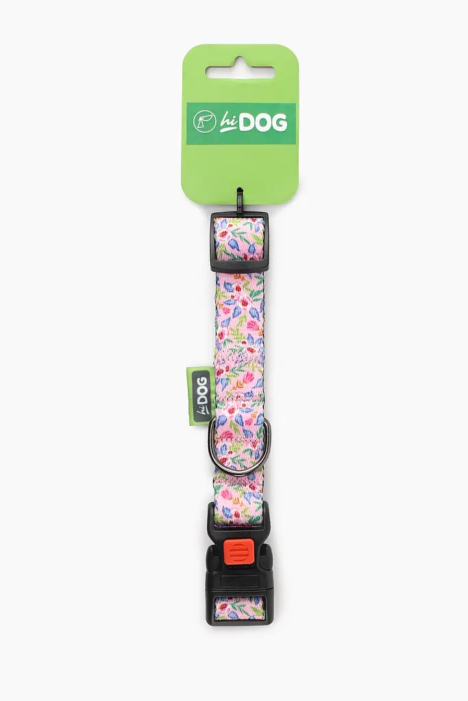 Нашийник ТМ HIDOG Flowers pink, розмір S (ширина 16мм (25-33см)) (2100102291011A)(SN) shop (2100102291011) - фото 4