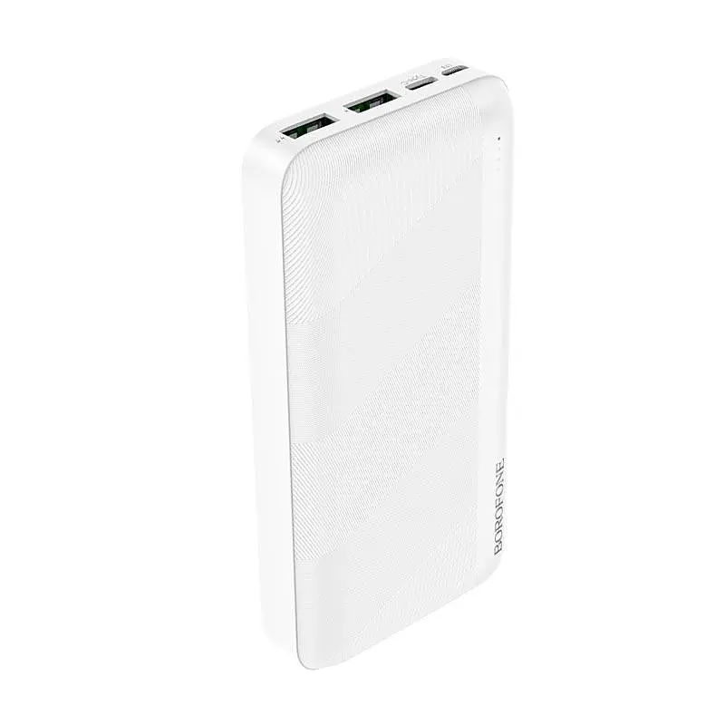 Портативная батарея Borofone Pindar power bank BJ27A 20000mAh белая - фото 2