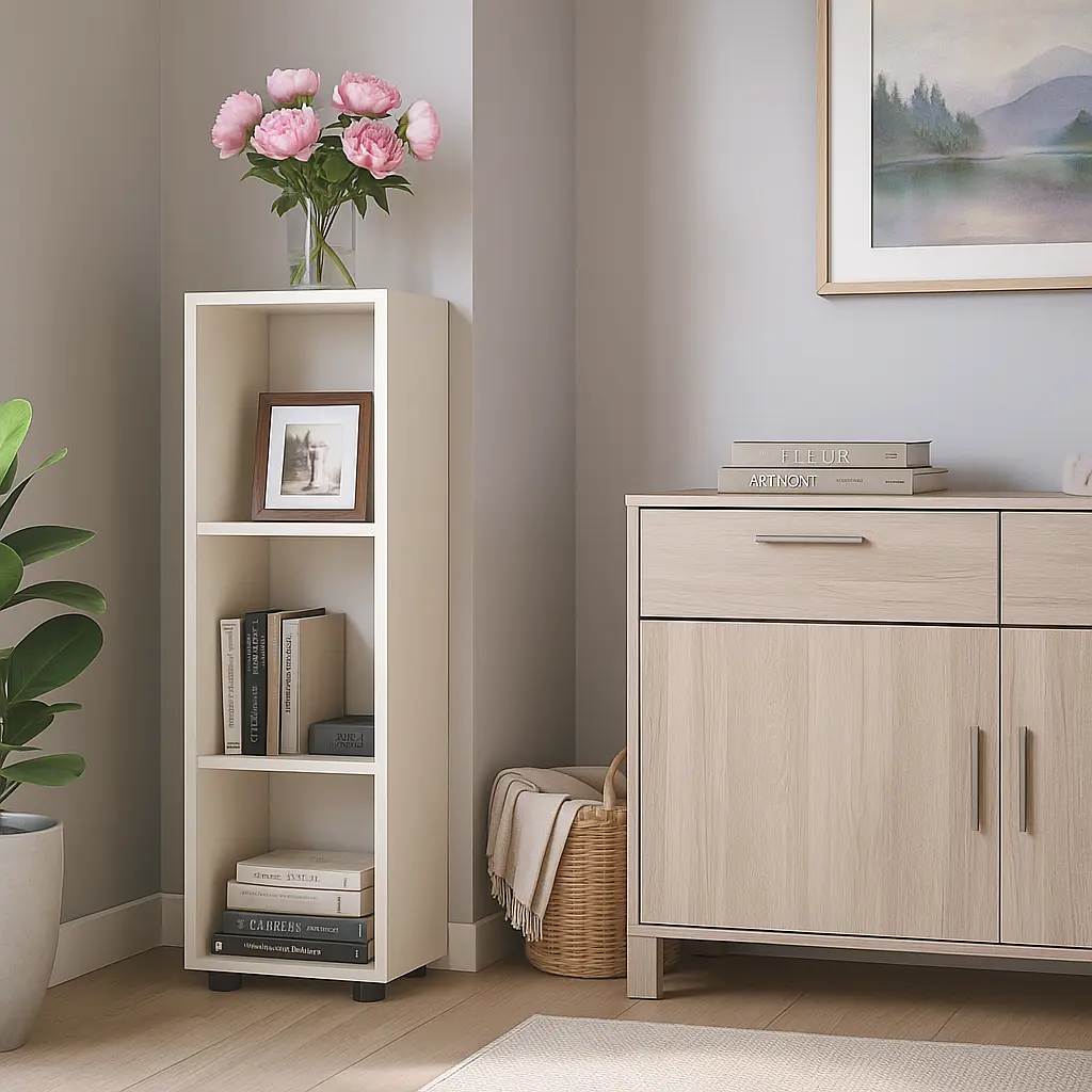 Пенал средний ОП-702 Orange-Line 350х347х1103 Кашемир - фото 4