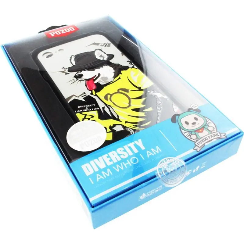 Чохол-накладка PUZOO TPU Case with UV Printing Hip Hop iPhone 7/8/SE 2020 RAP Alaskan Grey - фото 2