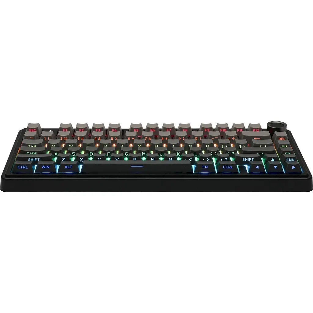 Клавіатура Aula F75 Gasket Reaper Switch Hot-Swap RGB Black/Gray (6948391209913) [161707] - фото 9