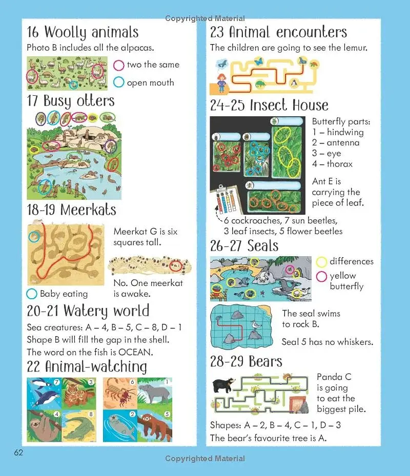 Little Children's Zoo Activity Book - фото 5