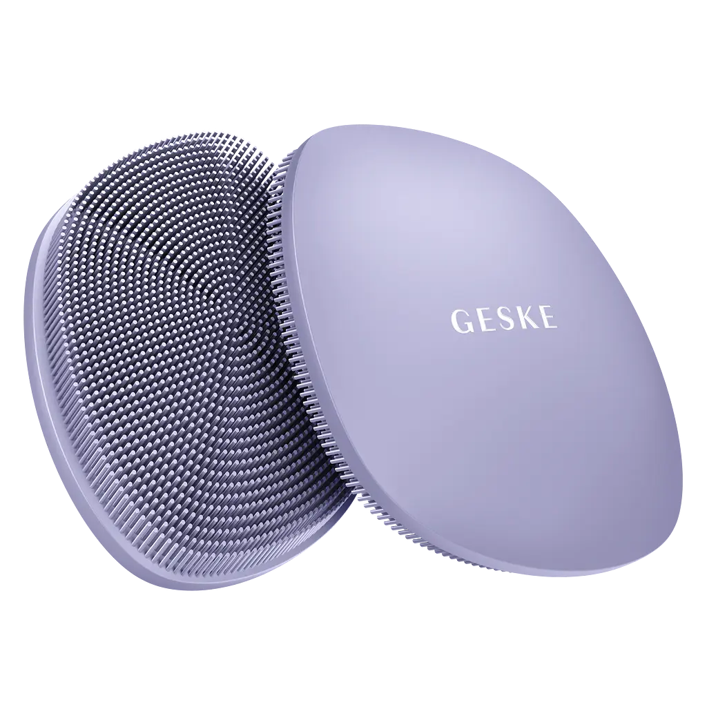 Щітка для обличчя GESKE Facial Brush 4 в 1 фіолетова - фото 5