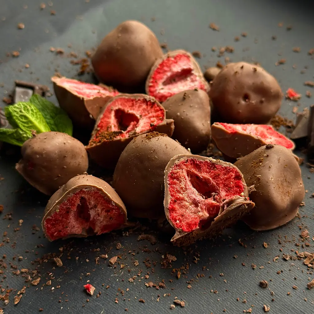 Сублимированная клубника в молочном шоколаде, 50г - фото 3