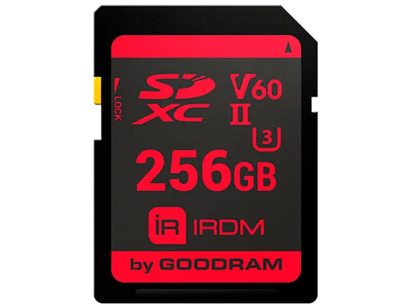 Карта пам'яті GOODRAM IRDM SDXC UHS-II U3 256 GB (IR-S6B0-2560R11)