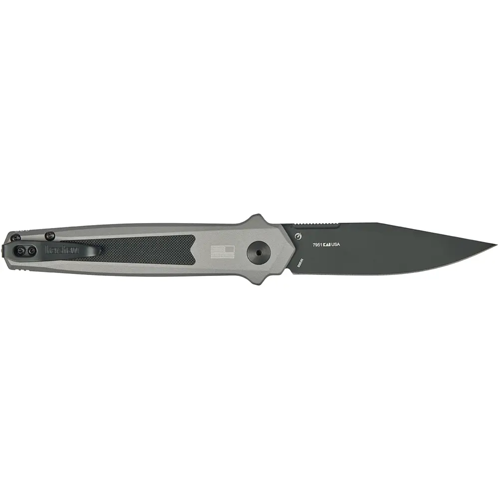 Нож Kershaw Launch 17 Gray/Black Aluminum - фото 2
