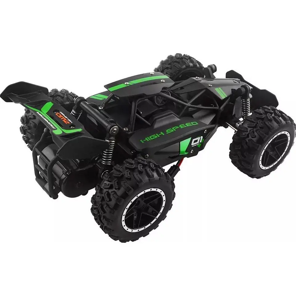 Машинка на радіокеруванні HOTDEER Off-Roader Black/Green [97474] - фото 2