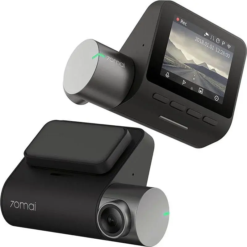 Автомобільний відеореєстратор 70mai Dash Cam Pro Plus A500S+Rear Cam Set Xiaomidrive RC06 Black - фото 2