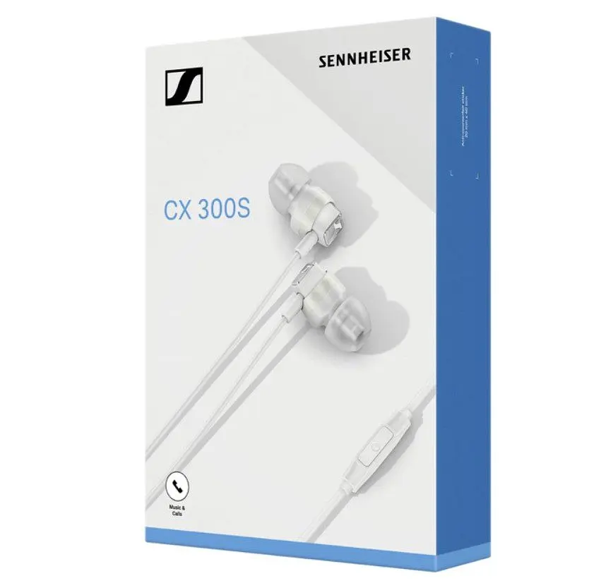 Навушники внутрішньоканальні Sennheiser CX-300S White - фото 3
