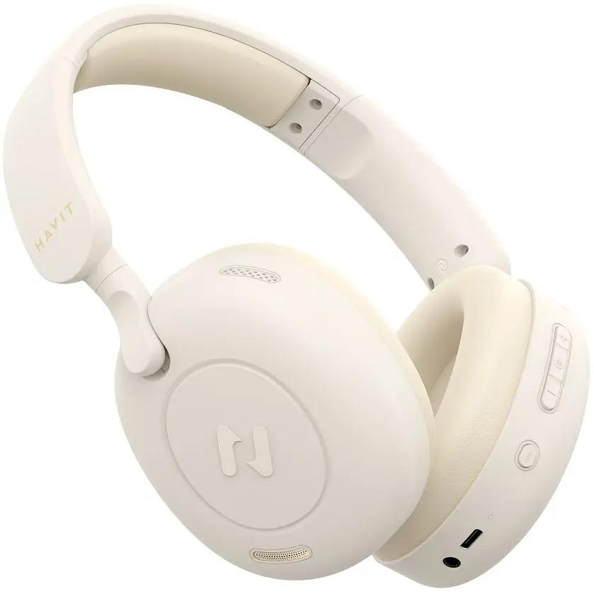 Навушники накладні бездротові Havit HV-H655BT ANC beige (HV-H655BT) - фото 5