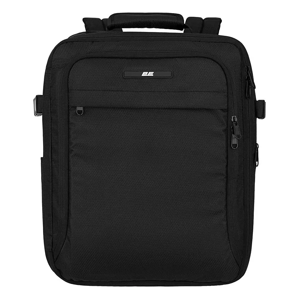 Рюкзак дорожній 2E Trek Cabin Size Black, поліестер, EXP, 17/23л, з відсіком для ноутбука 16 - фото 2